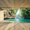 Tropical Lagoon 3D Modern Window View(3315WM) - Image 2