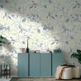 Lillemustriga fliistapeet Livingwalls The Wall 4 – sinine – 396921