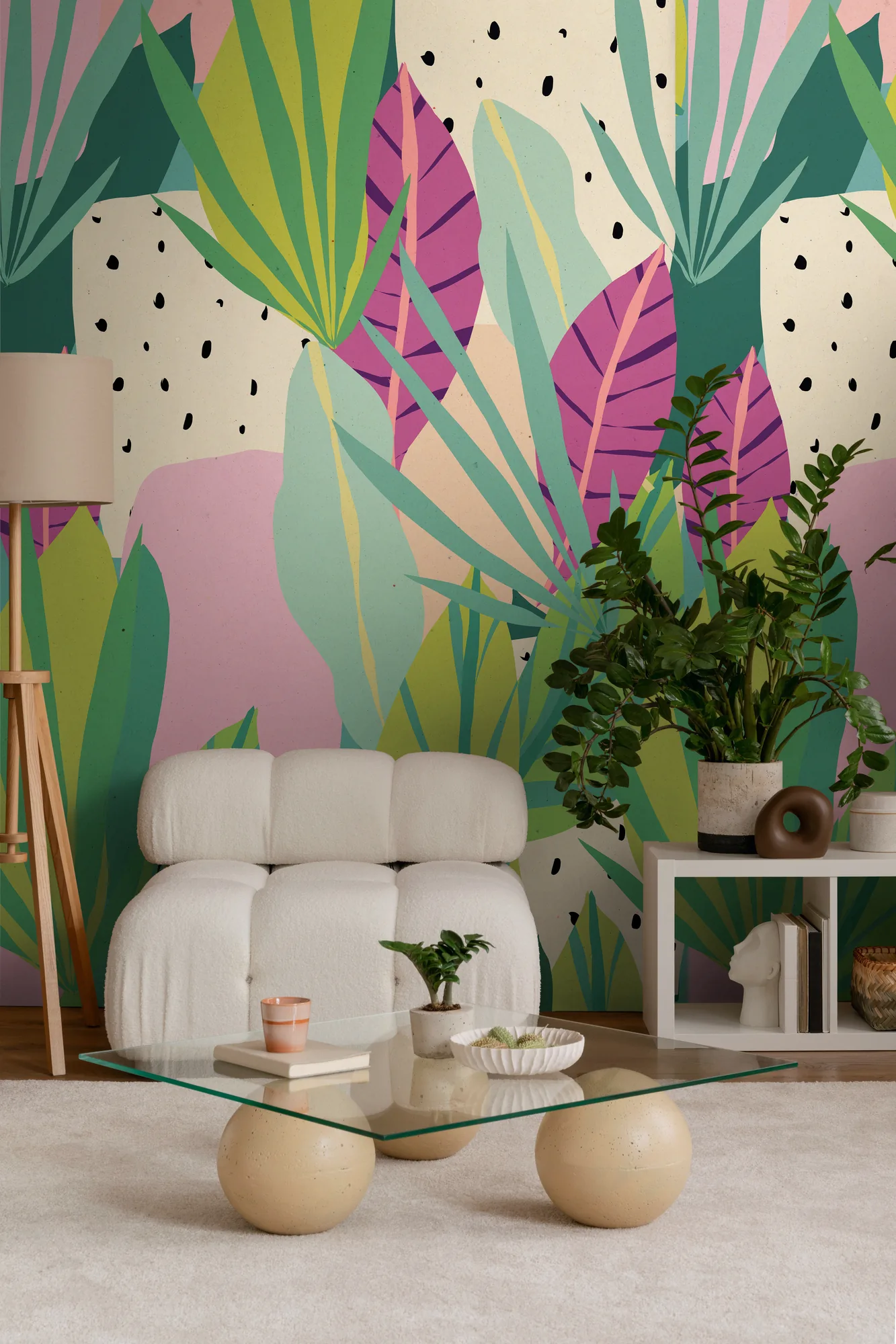 Lillemustriga fliistapeet Livingwalls The Wall 4 – roheline – 782081 - Image 3