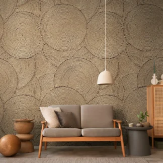 Geomeetrilise mustriga fliistapeet Livingwalls The Wall 4 – beež – 792181