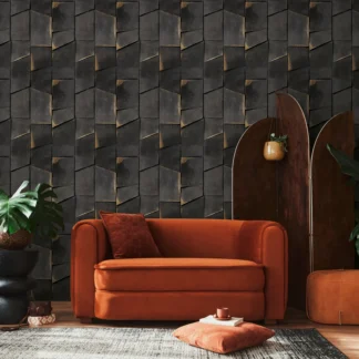 Kiviefektiga fliistapeet Livingwalls The Wall 4 – hall – 792245