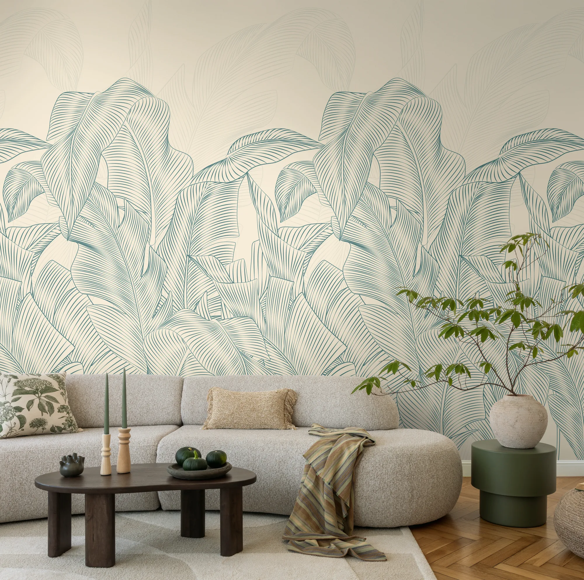 Abstraktse mustriga fliistapeet Livingwalls The Wall 4 – sinine – 792263 - Image 3